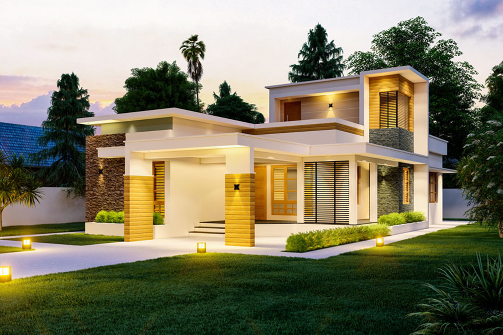 奇麗な新築の写真